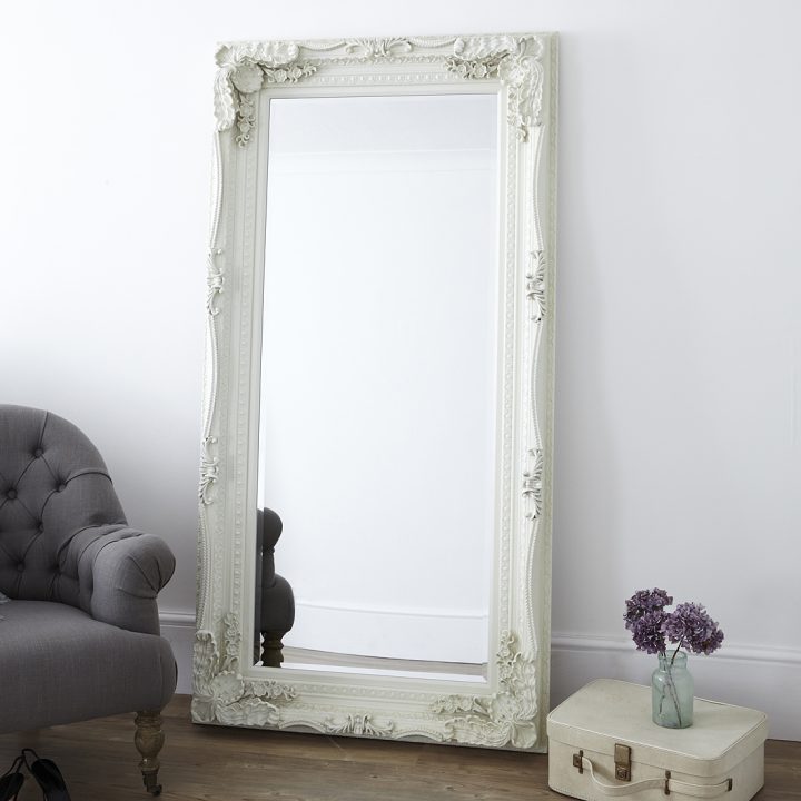 Decorative Silver Full Length Mirror Primrose & Plum