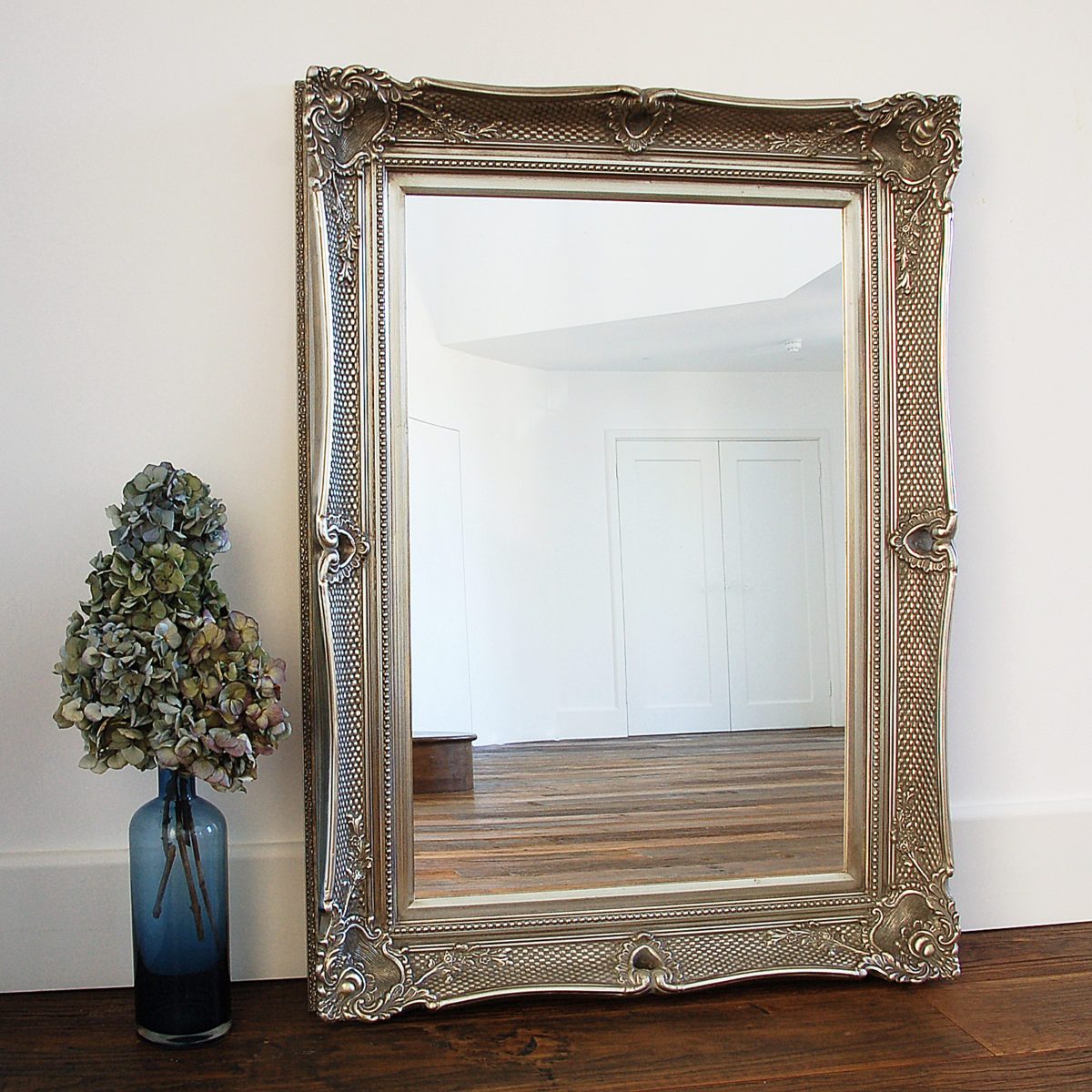 Decorative Champagne Silver Marianne Wall Mirror - 3 Sizes ...