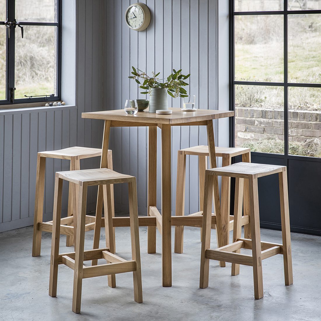 Oak Kitchen Bar Table solid oak high table bar stools set primrose plum Oak Kitchen Bar Table solid oak high table bar stools set primrose plum
