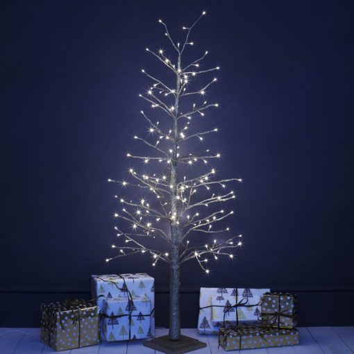 Champagne Gold Lit Christmas Tree