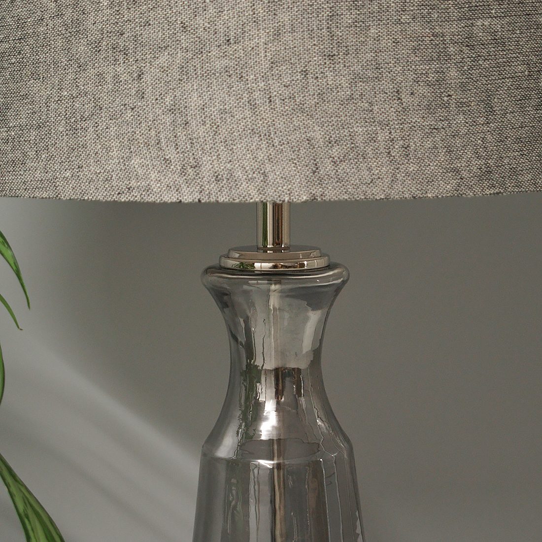glass base lamp