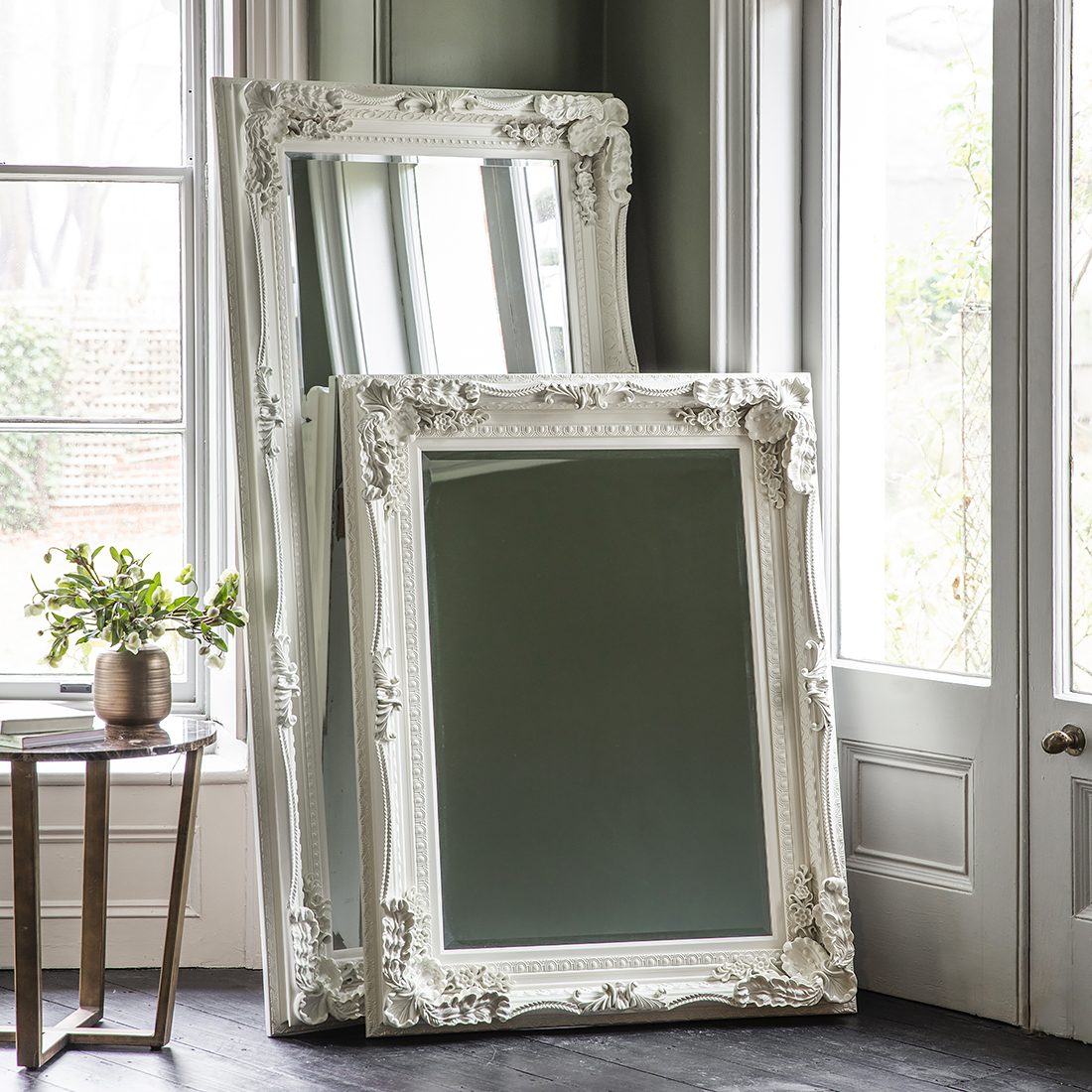 Decorative Cream Full Length Mirror | Primrose & Plum