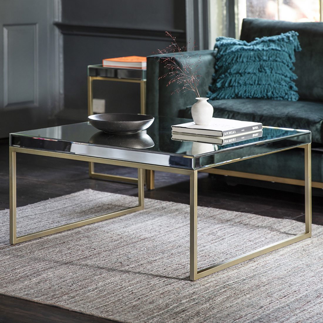 Featured image of post Square Gold Glass Coffee Table : Shop wayfair for all the best gold square coffee tables.