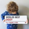 world's best daddy aluminium sign with option to personalise who it is from - father's day gift