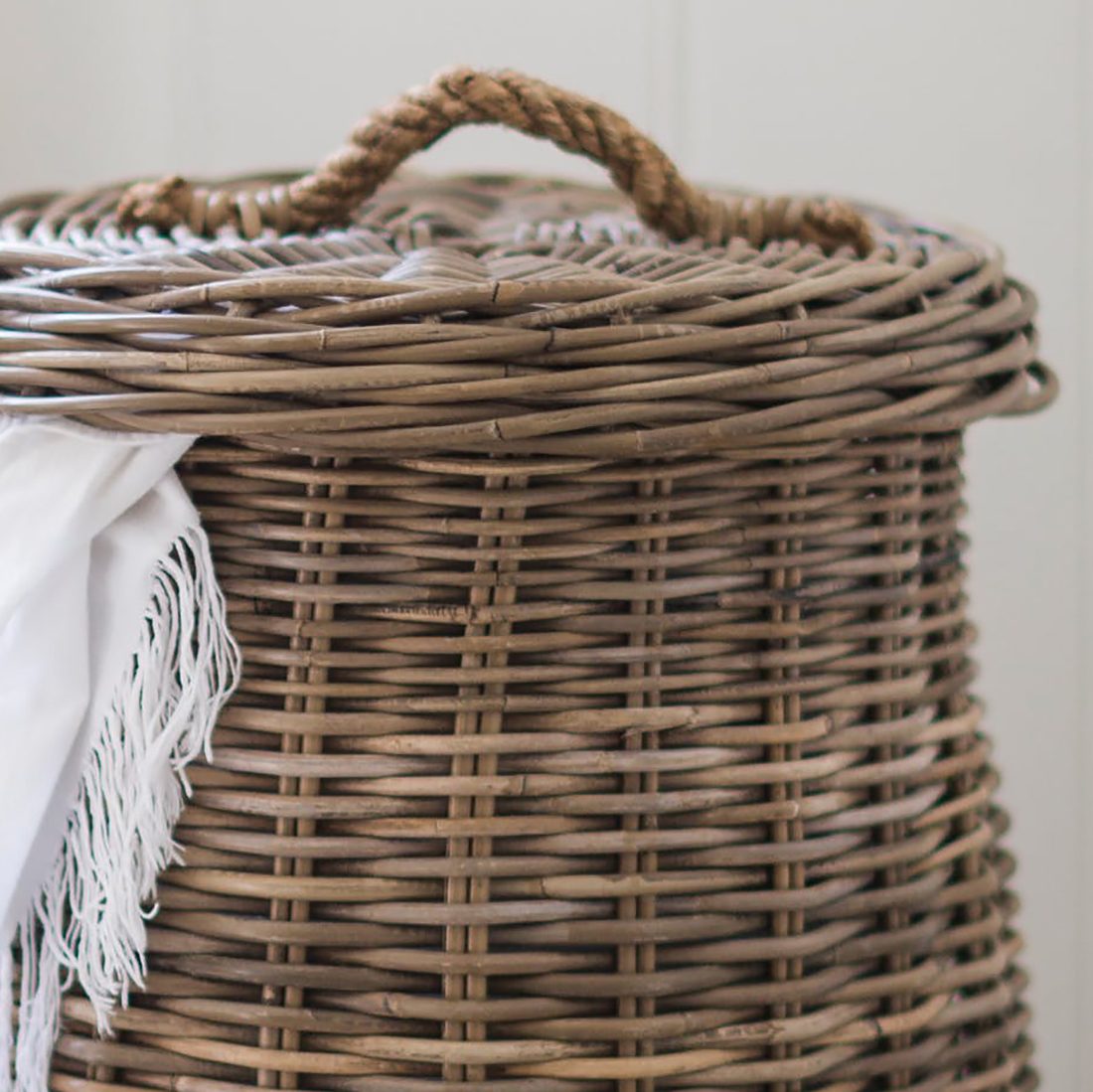Rattan Laundry Basket | Primrose & Plum