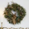 Reindeer Christmas Door Wreath