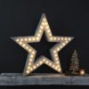 Extra-Large Natural Wooden Star Light