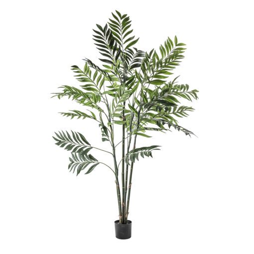 large potted artificial palm tree