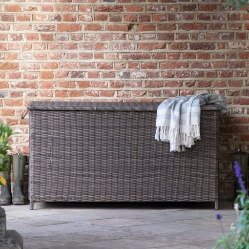 large outdoor rattan storage box