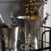 solid aluminium wine coolers with stag's head handles