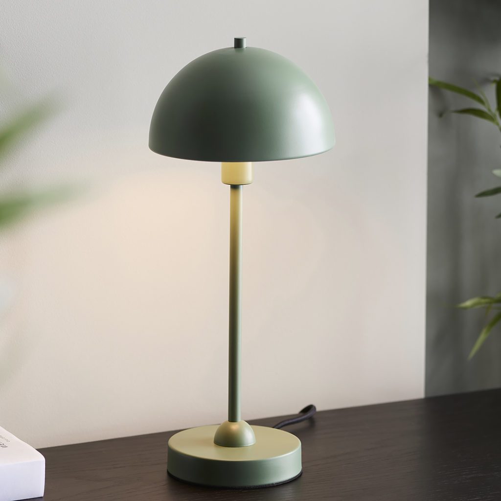 Sage Green Domed Table Lamp Table Lamps Home Lighting
