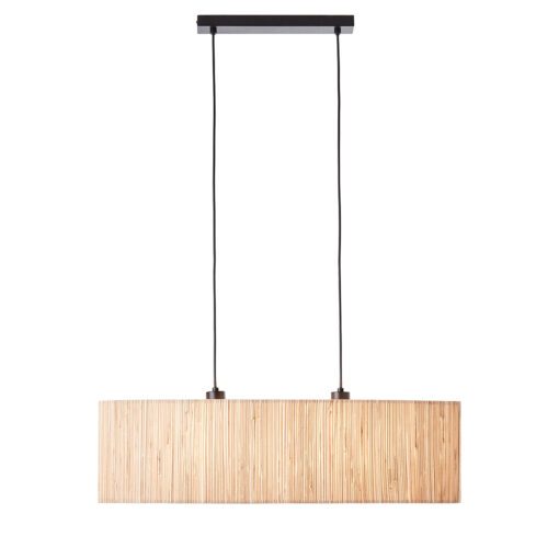 Natural Seagrass Linear Pendant Light