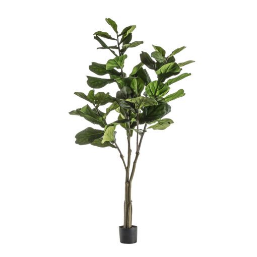 potted large faux fiddle tree fig tree